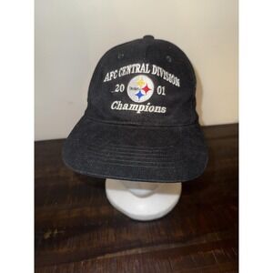 VTG Pittsburgh Steelers Headmaster Inc Adult Hat NFL Adjustable 2001 AFC